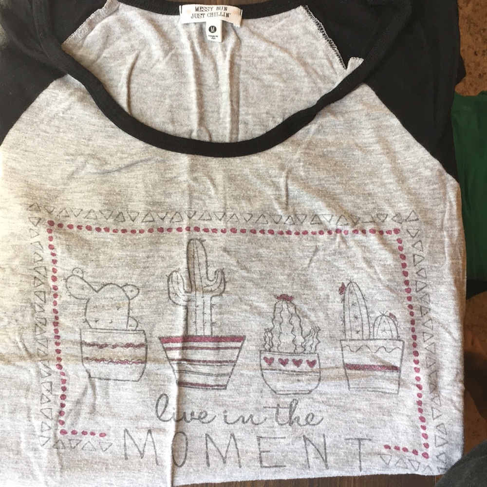 Live in the moment tee